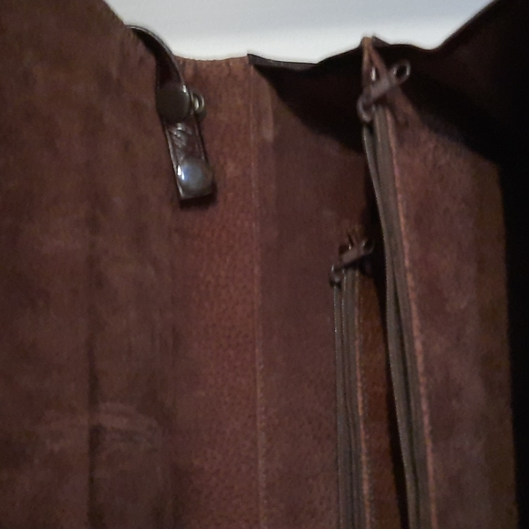 Dark chocolate EEL Skin vintage purse , great condition - Picture 4 of 7